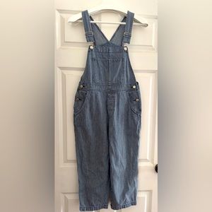 St. John’s Bay Painter Striped Cropped Denim overalls